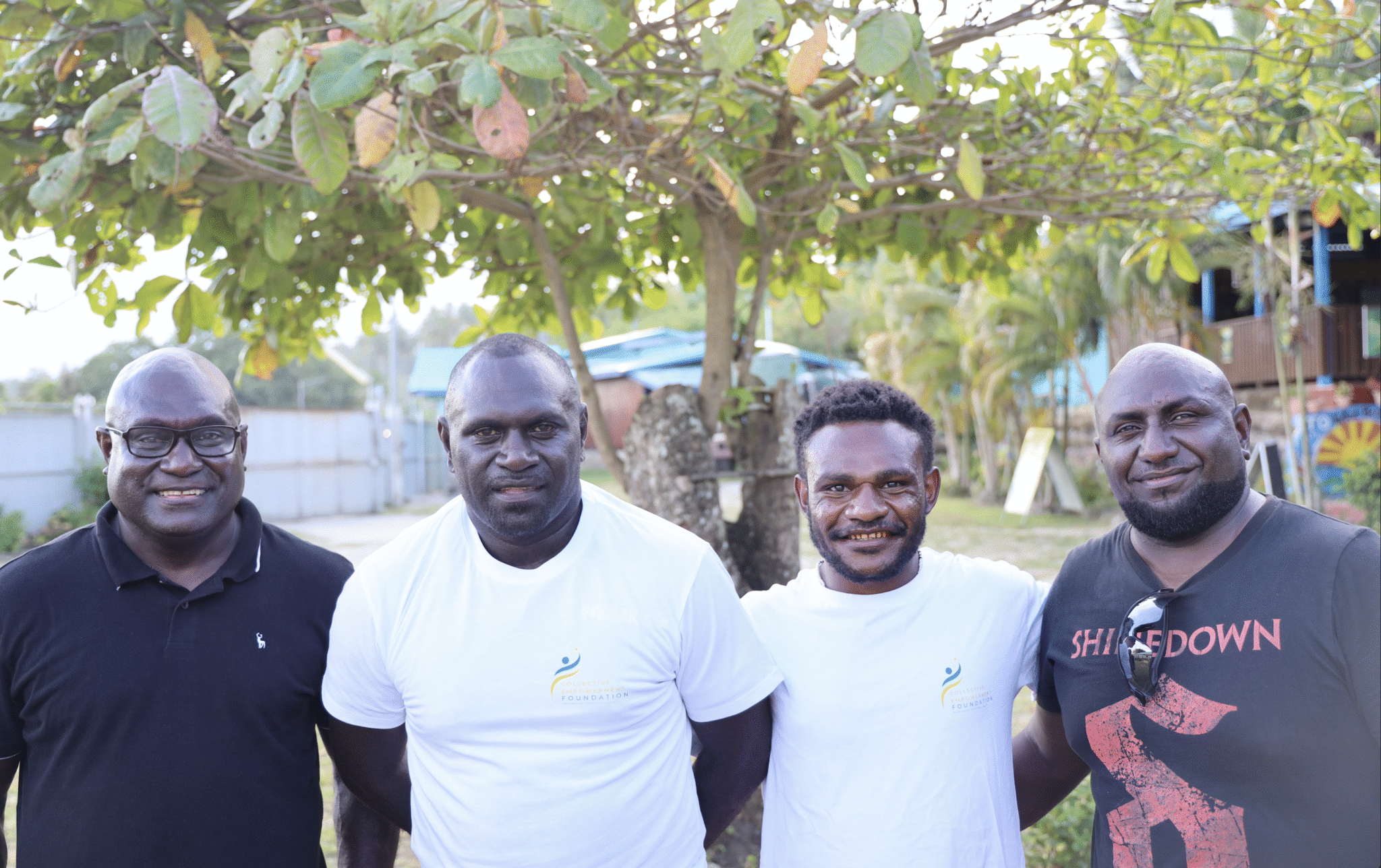 Minister of Lands Department in Bougainville during the GBEP project collaboration